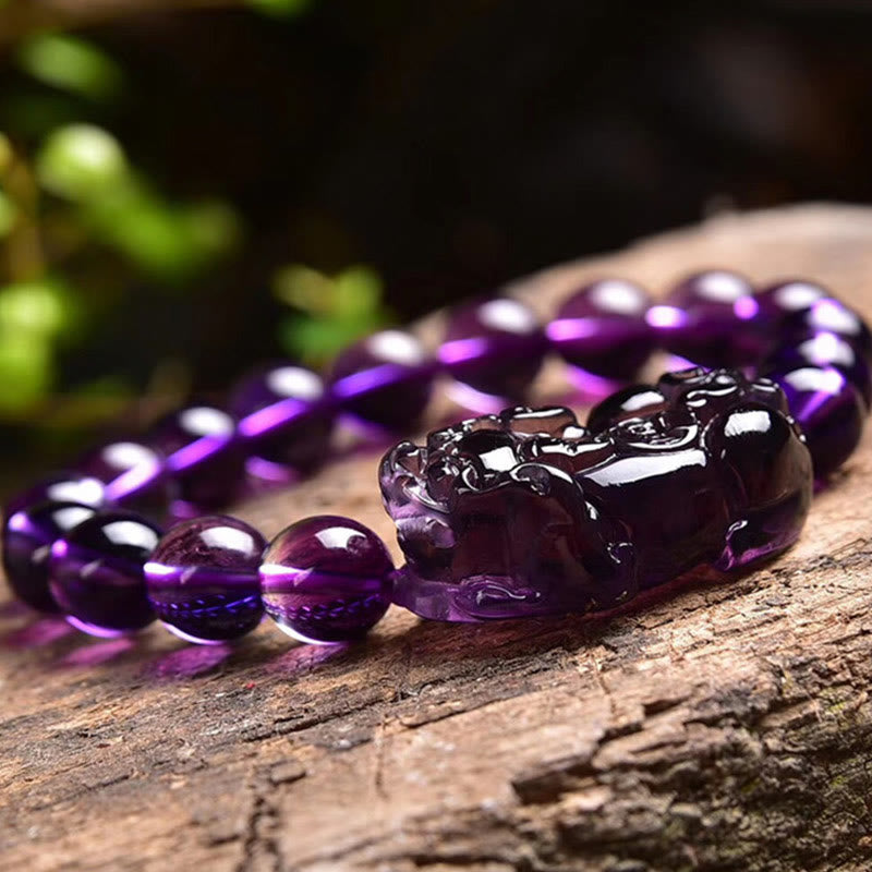 Armband Amethyst PiXiu Feng Shui - Wohlstand