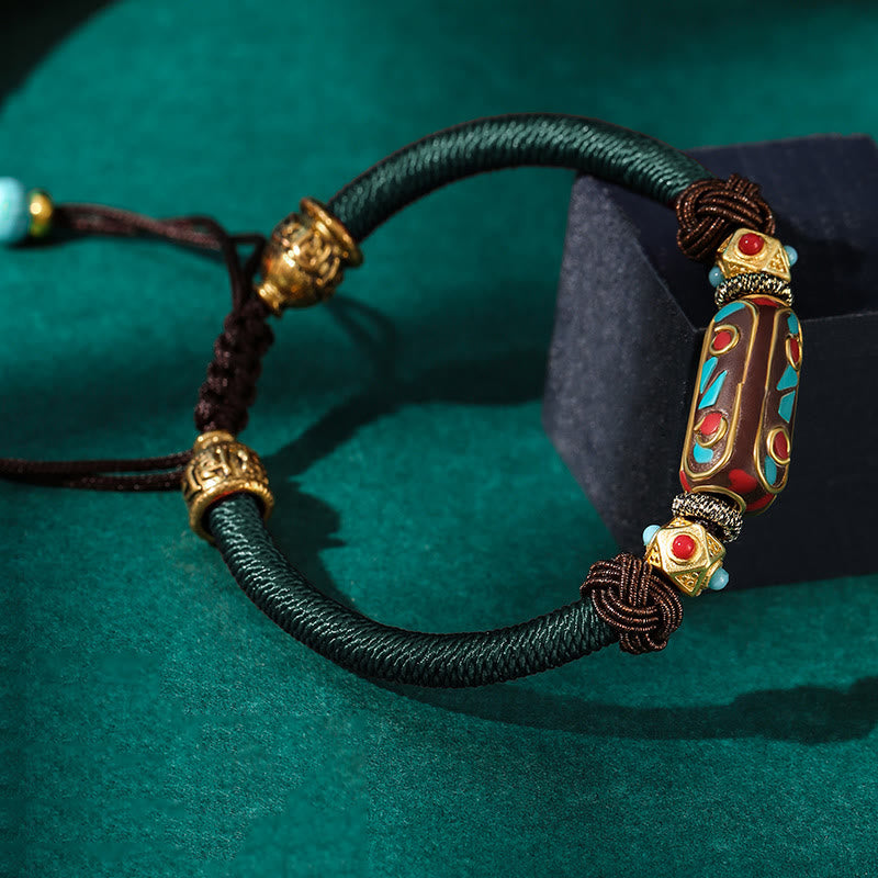 Armband Türkis Om Mani Padme Hum – Stärke – Bild 8