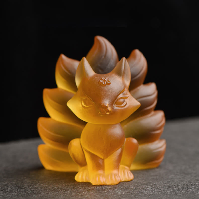 Figur Fuchs Klein Erfolg Stärke Gelb / Mittel