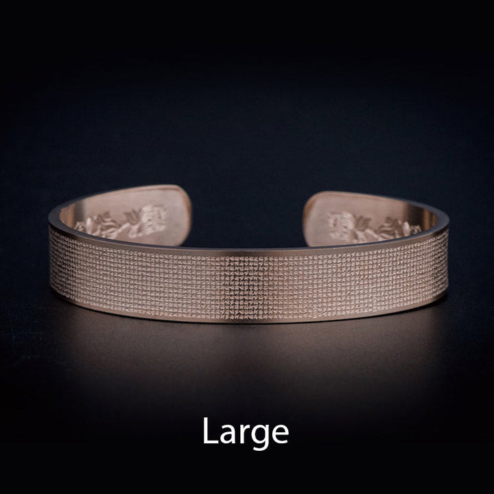 Armband Shurangama Mantra Gravierung Titanstahl – Segen