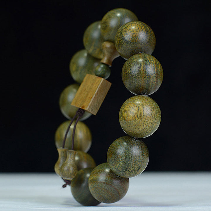 Armband Tibetisches Grünes Sandelholz Heilung