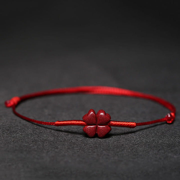 Rotes Armband Zinnober Koi Fisch Armband Liebe Segen Naturstein