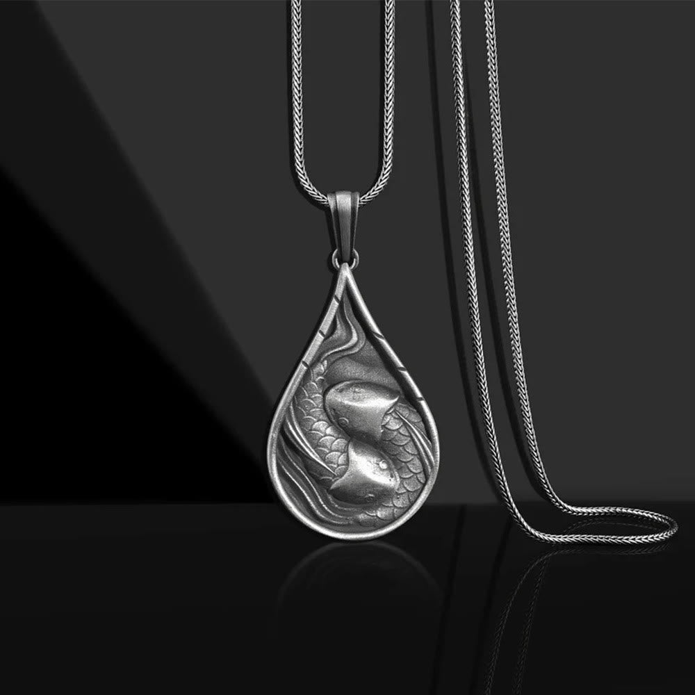 Kette Zinn Koi-Fische – Glück