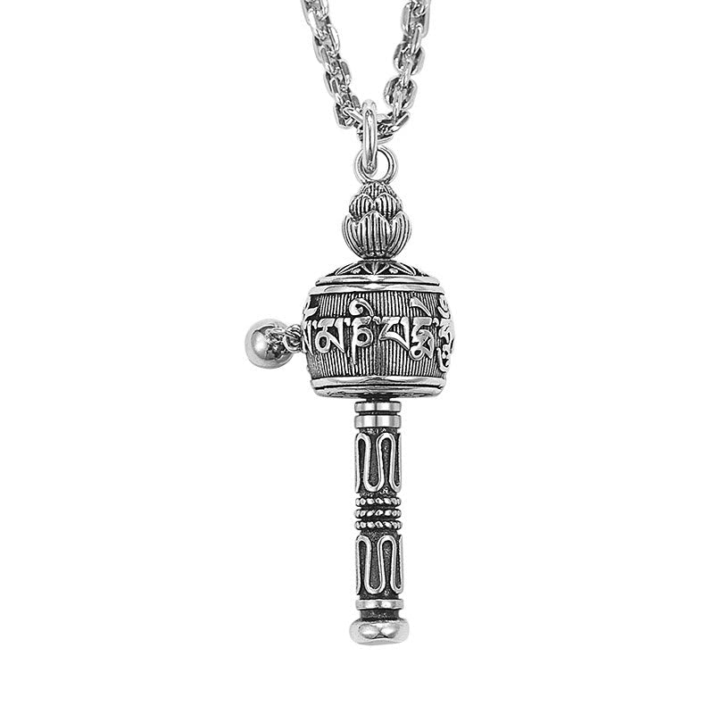 Kette Stein – Weisheit – Bild 7 – Silberne Kette Stein – Weisheit Ornament Anhänger elegant Design