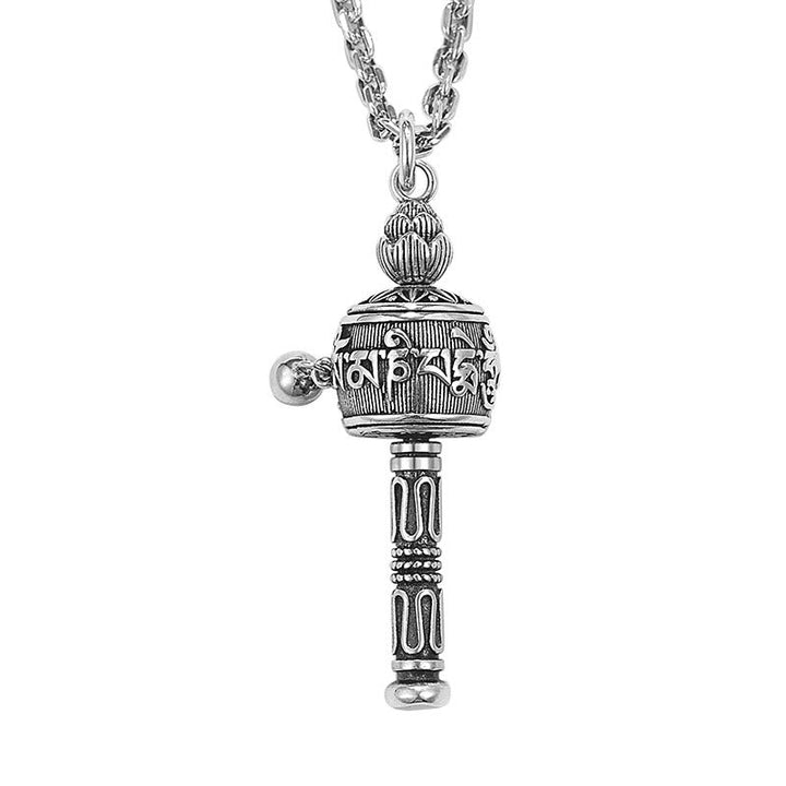Kette Stein – Weisheit – Bild 7 – Silberne Kette Stein – Weisheit Ornament Anhänger elegant Design