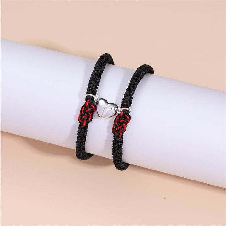 Armband Rot Schwarz Chinesischer Knoten - Schutz