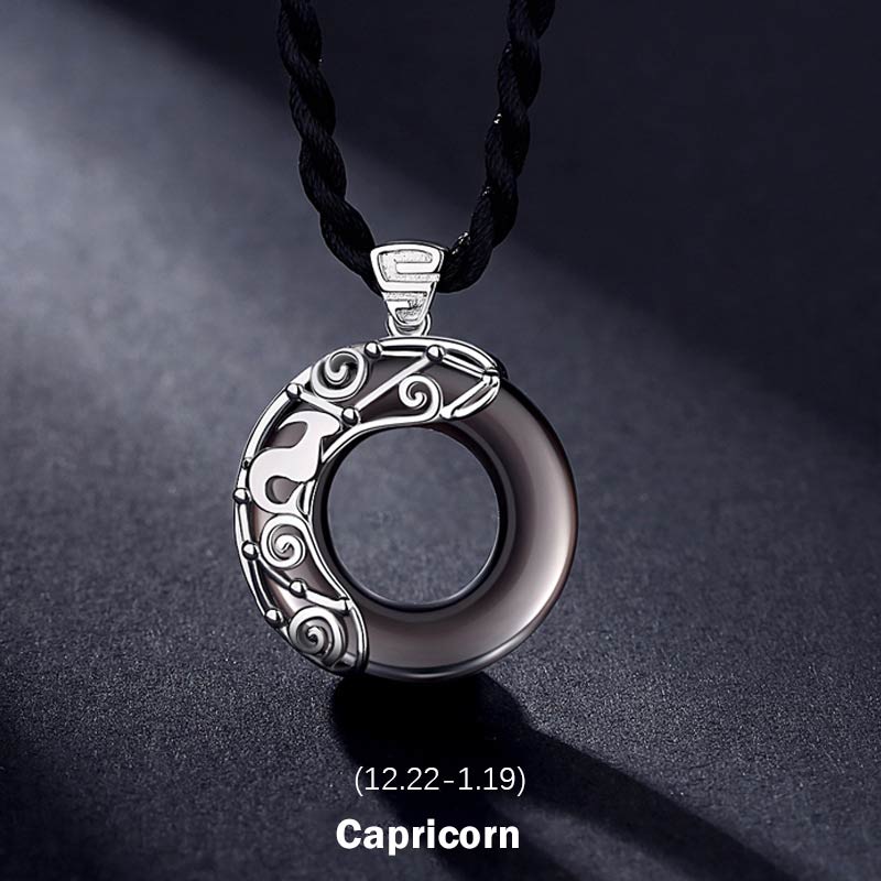 Kette Obsidian Widder – Mut & Glück | Zen Spirit
