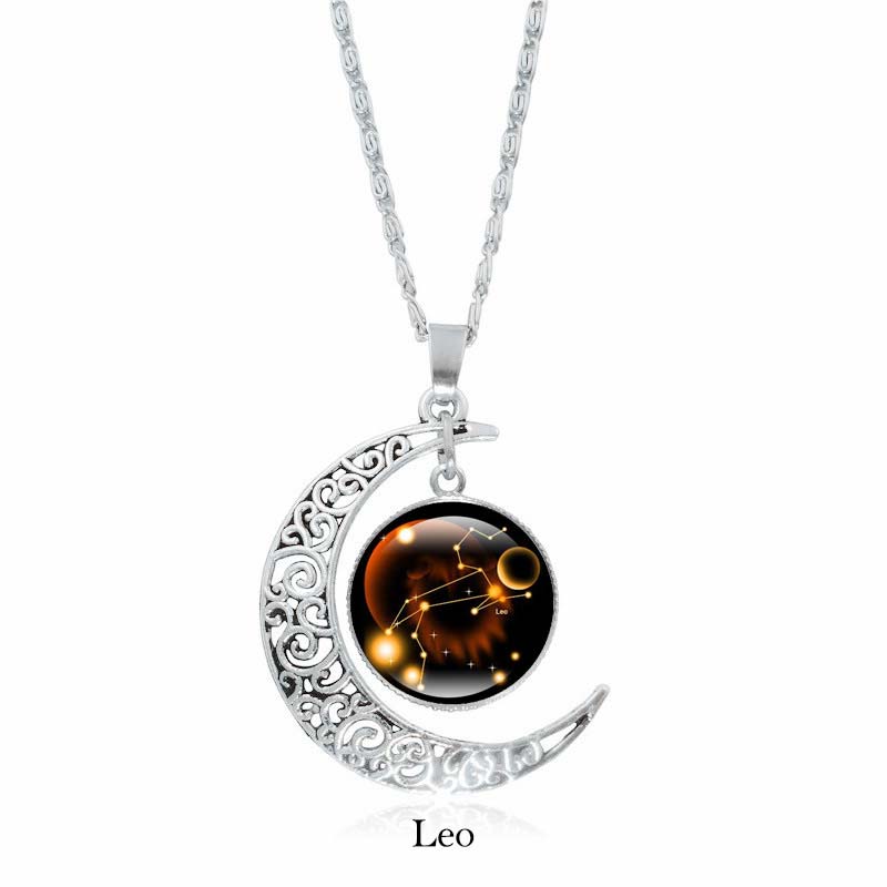 Kette Obsidian Sternzeichen Mond – Schutz & Harmonie | Zen Spirit