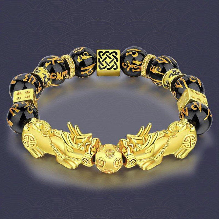 Armband Pi Xiu Obsidian Feng Shui - Reichtum