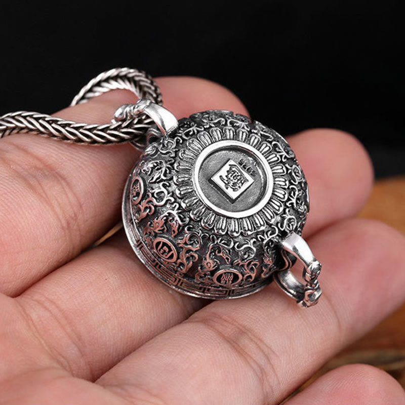 Kette Kupfer Münze Ingot Wohlstand Silber Anhänger