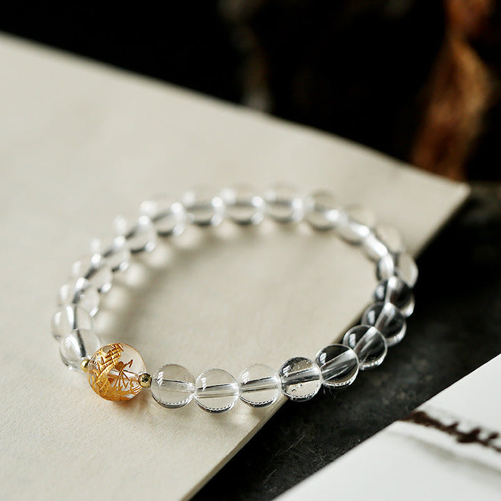 Armband Obsidian Onyx Kristall Drache Stärke Energie