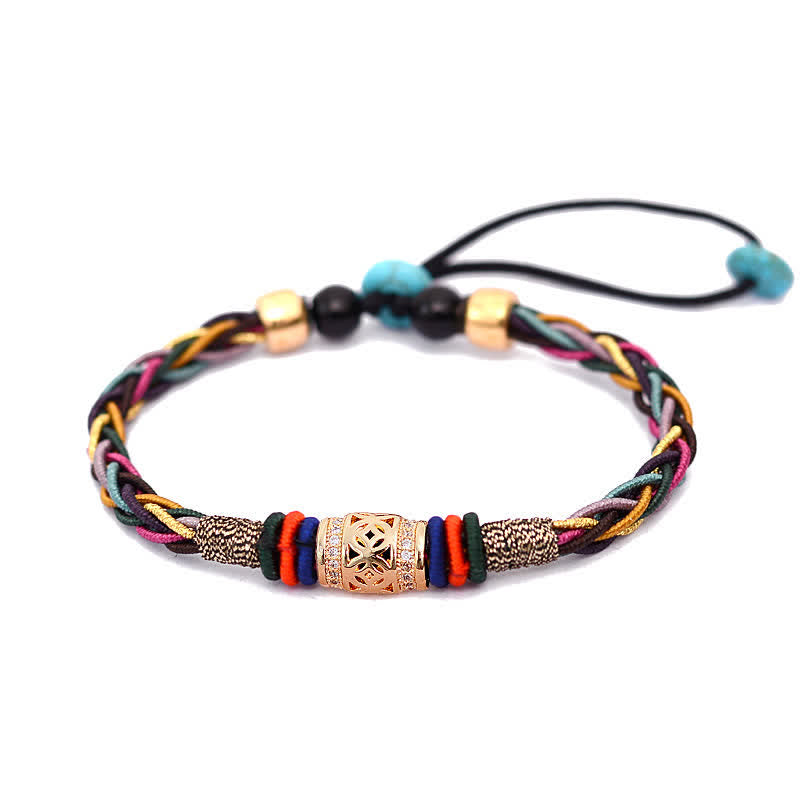 Armband Tibetisches Achtfaden-Knoten Glück