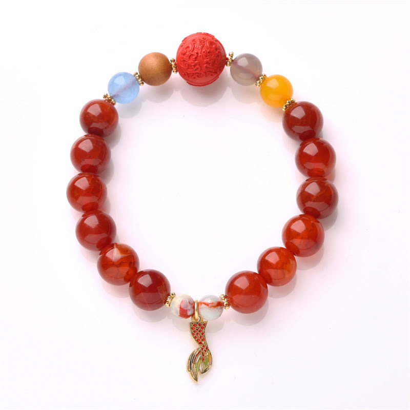 Armband Roter Achat – Frieden & Stärke