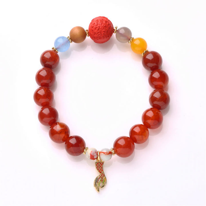 Armband Roter Achat – Frieden & Stärke