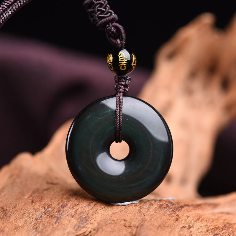 Kette Obsidian Ring – Schutz & Stärke