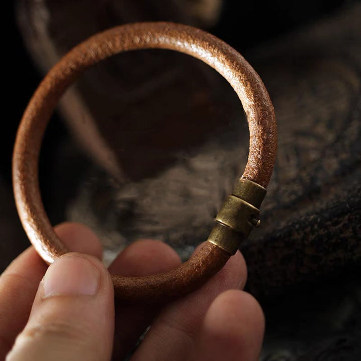 Kupfer Magnetisch Armband mit Messingverschluss Handgelenk getragen Heilung