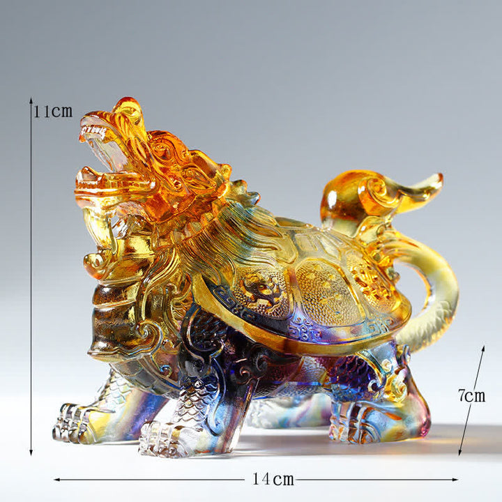 Schildkröte Deko Drache Liuli Bunt / Klein