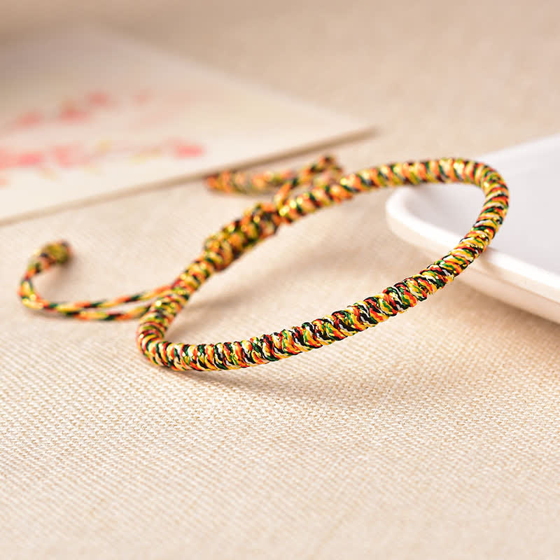 Armband Tibetisches Glücksband 3er Set Rot