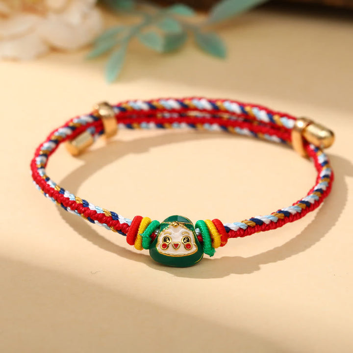 Armband Bunt Zongzi Glück – Glück Seil Grün Rot Gelb