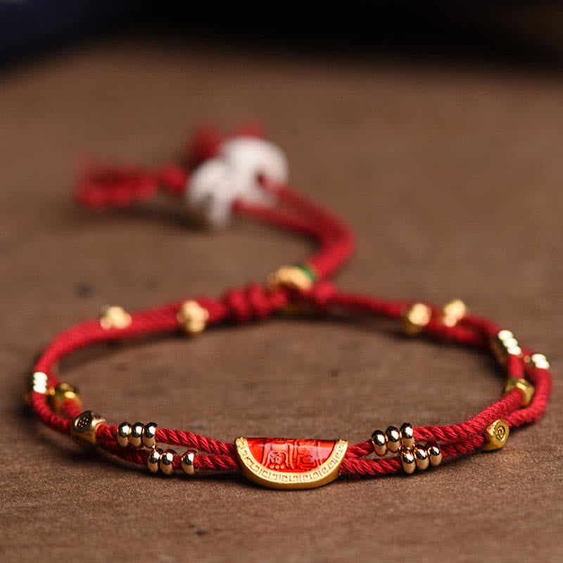 Armband Zinnober – Glück