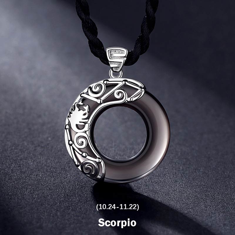 Kette Obsidian Widder – Mut & Glück | Zen Spirit