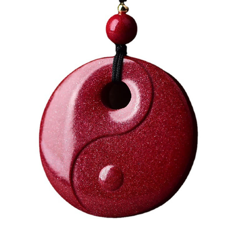 Anhänger Zinnober Kürbis Segen Kette Rot