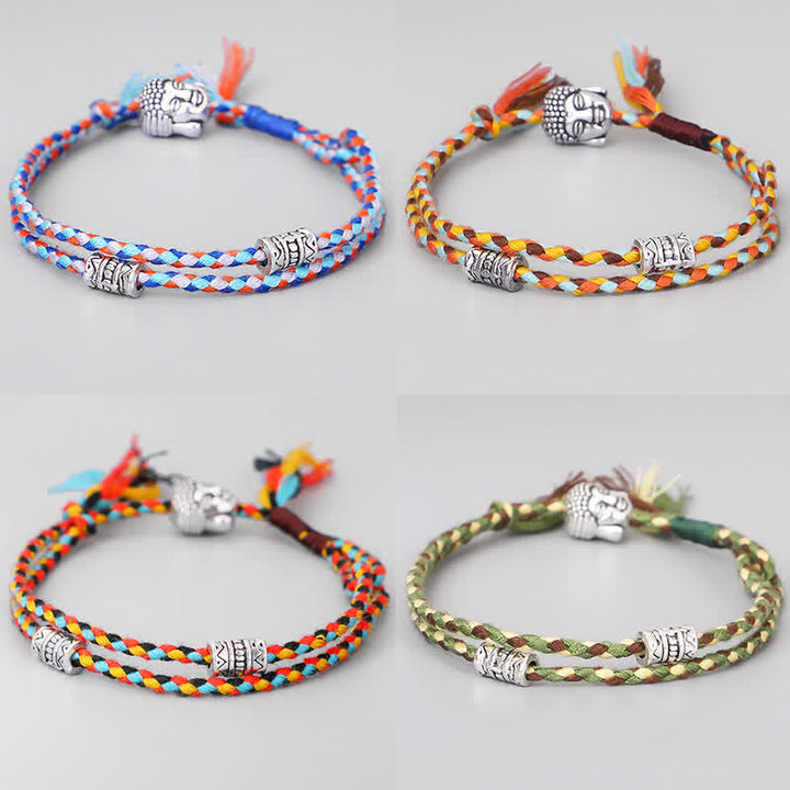 Armband Head Gelassenheit in vier Farbvarianten mit Quasten.