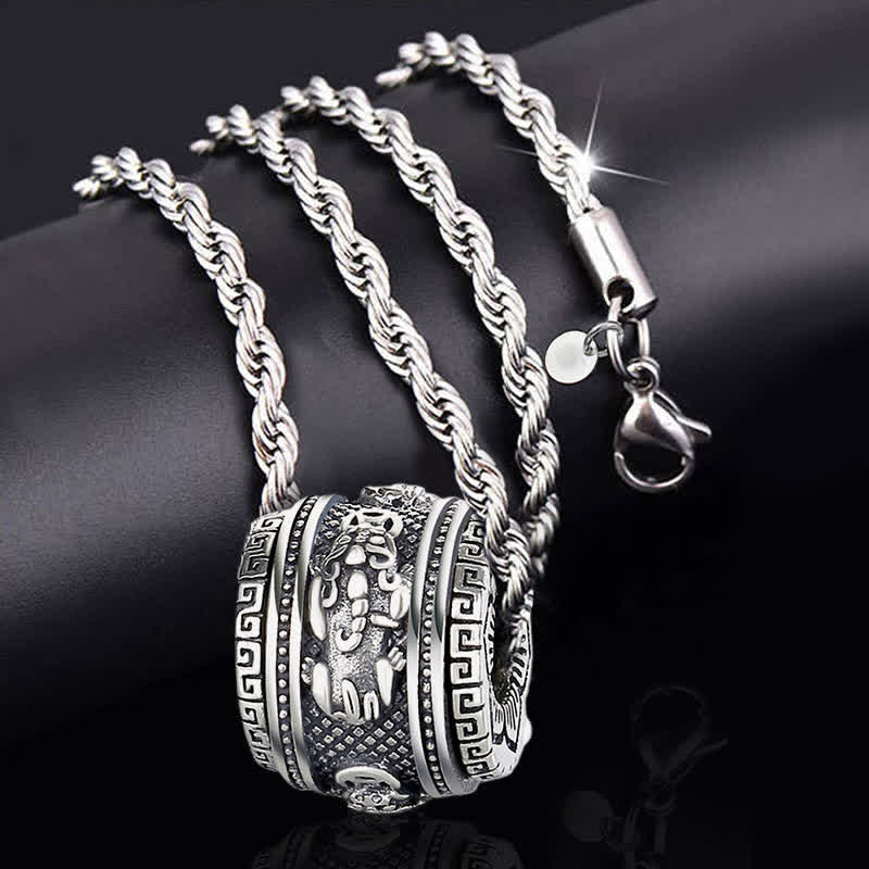 Kette Stein Pixiu – Wohlstand & Mut – Bild 7 – Silberne Kette Pixiu Anhänger Wohlstand Mut Glücksbringer Schmuck
