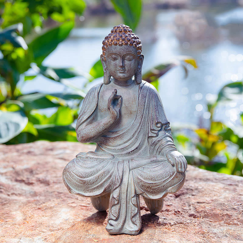 Zen Meditation Buddha Kleiner Zen-Buddha Bronze