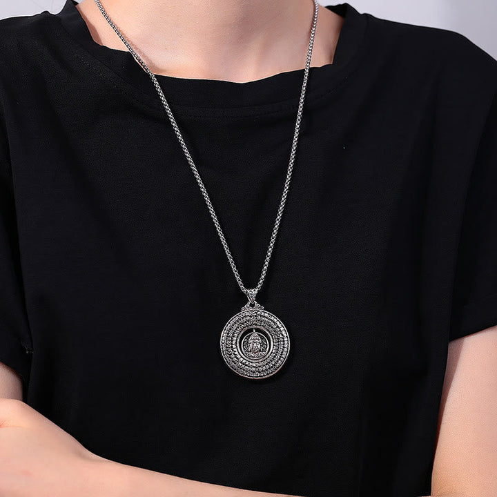 Anhänger Kette Buddha Meditation Schmuck