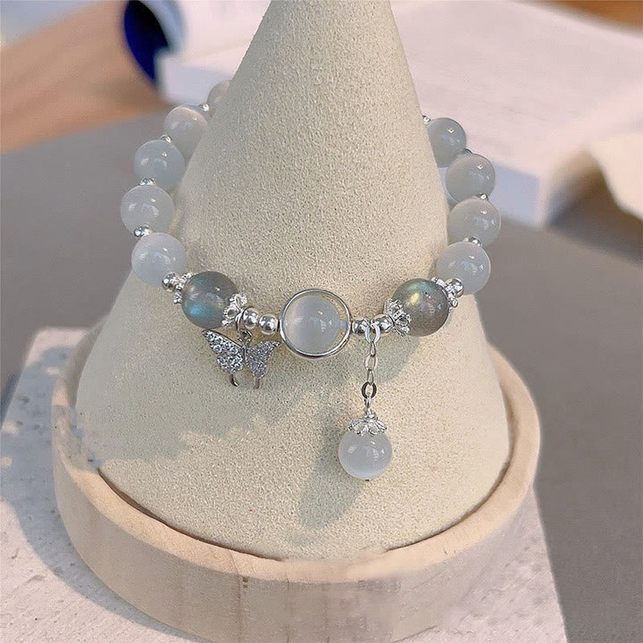 Armband Mondstein Katzenauge - Schutz Support