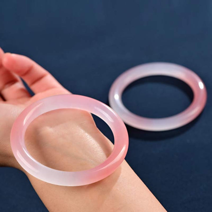 Rosaquarz Armband Kristall – Liebe & Energie elastisch am Handgelenk