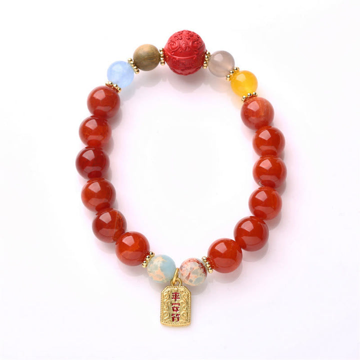 Armband Roter Achat – Frieden & Stärke
