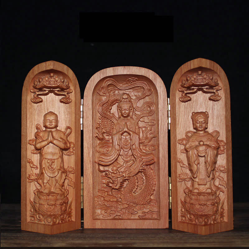 Guanyin Statue Drachen Avalokitesvara Kwan Yin