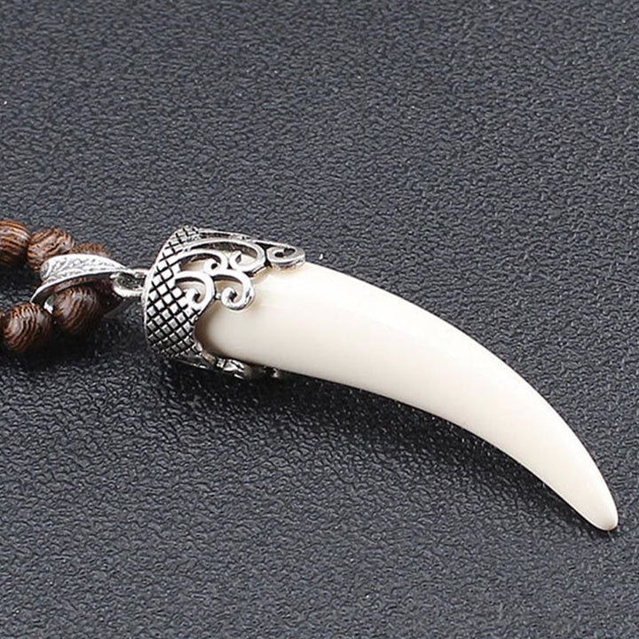 Kette Wenge-Holz Türkis Horn – Schutz