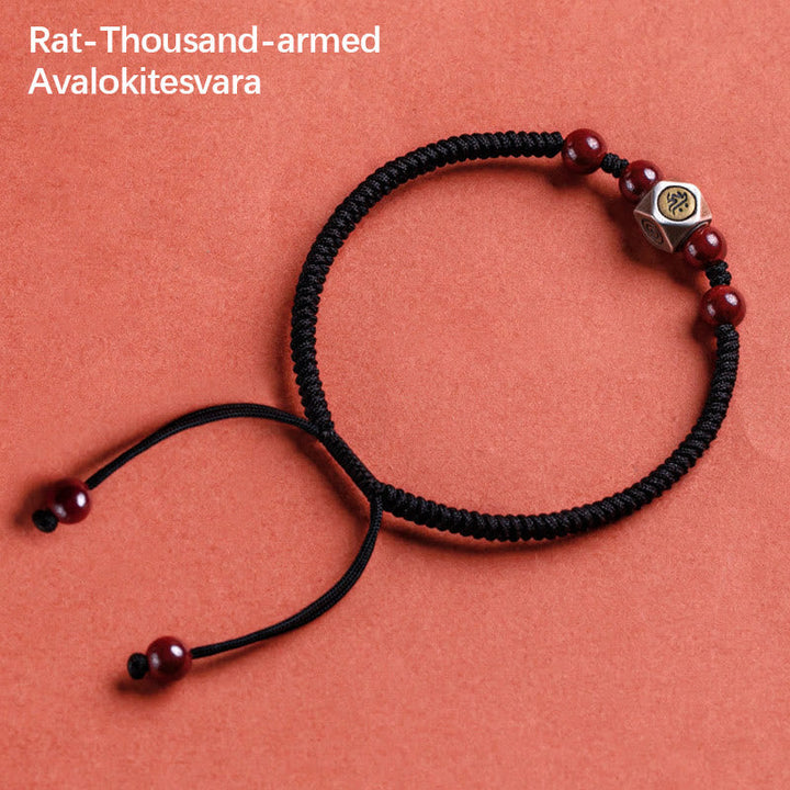 Armband 925 Silber Zinnober Chinesisches Tierkreis – Ruhe