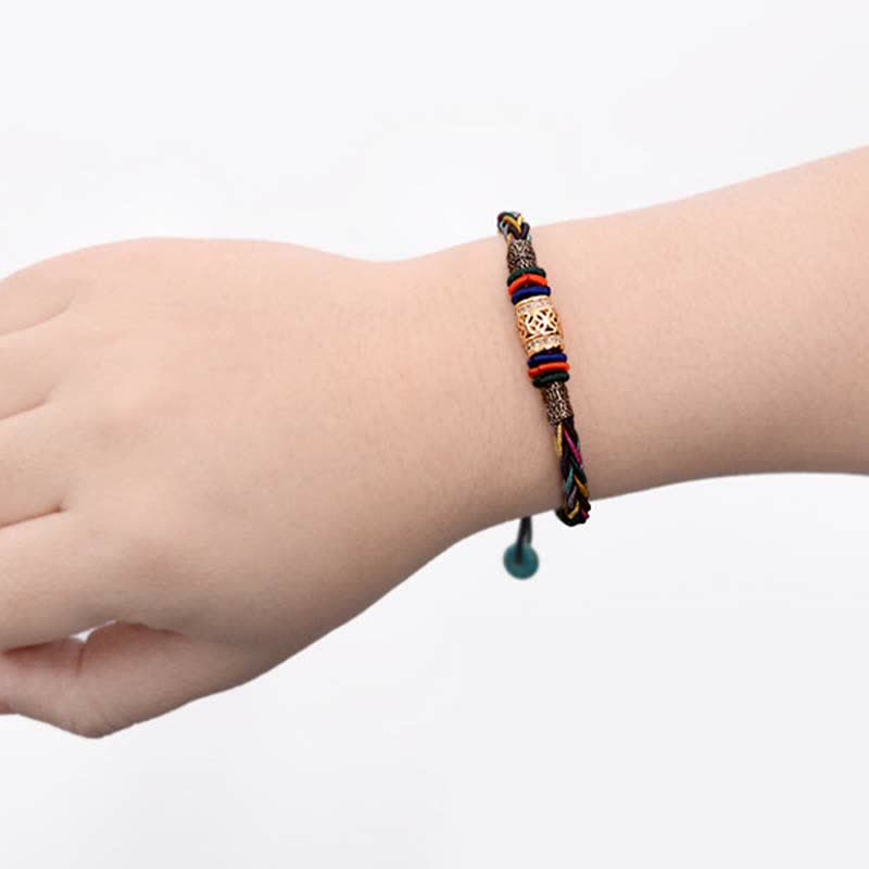 Armband Tibetisches Achtfaden-Knoten Glück