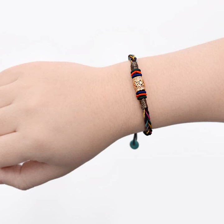 Armband Tibetisches Achtfaden-Knoten Glück