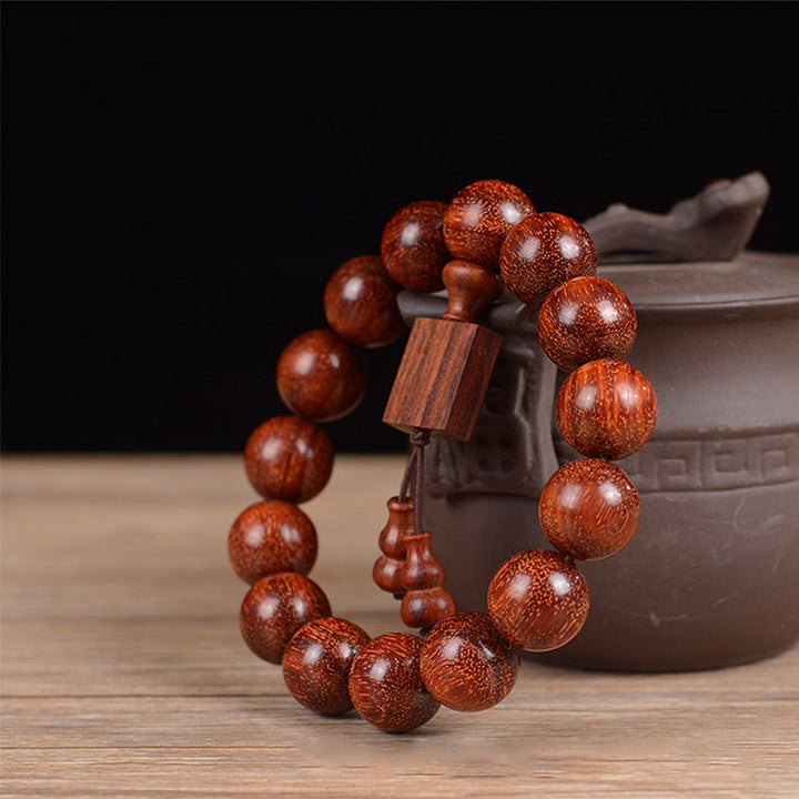 Armband Rotes Sandelholz – Tibetisches "Relaxation"