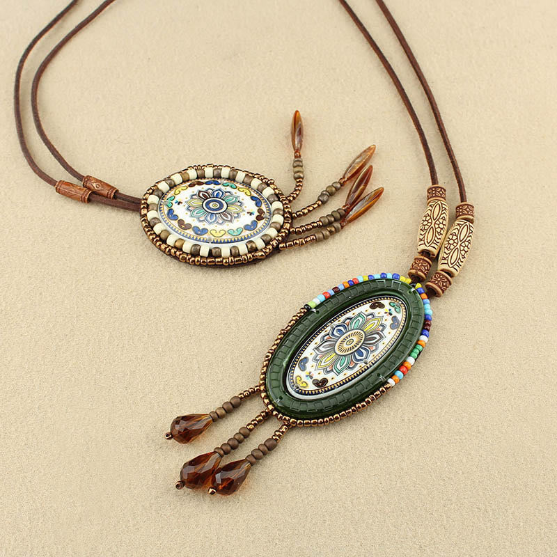 Mandala-Kette, Perlen, Buddha, Kreativität, Boho, Ethno