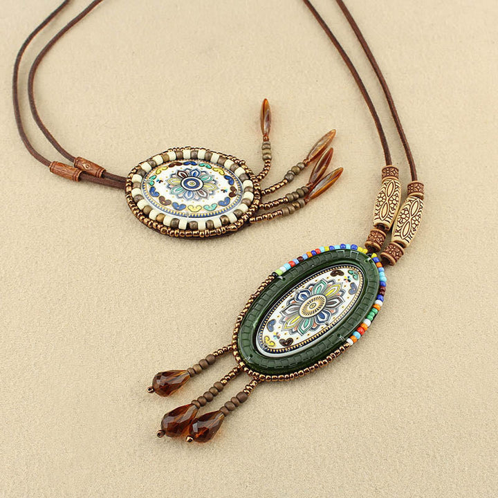Mandala-Kette, Perlen, Buddha, Kreativität, Boho, Ethno