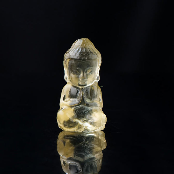 Anhänger Kette Amethyst Buddha Harmonie Kristall