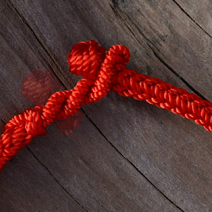 Armband Tibetisches 8-Faden Friedensknoten Schutz