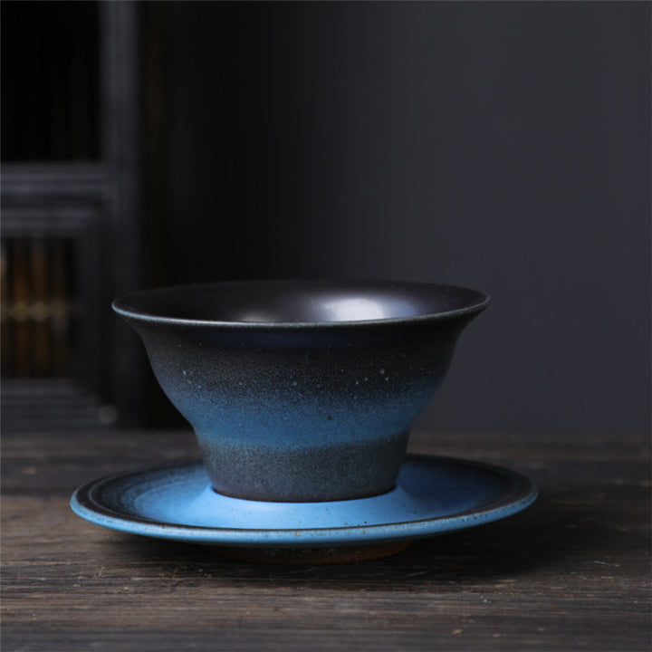 Teetassen Sets Planet Design Keramik Untertasse Neptun 160ml