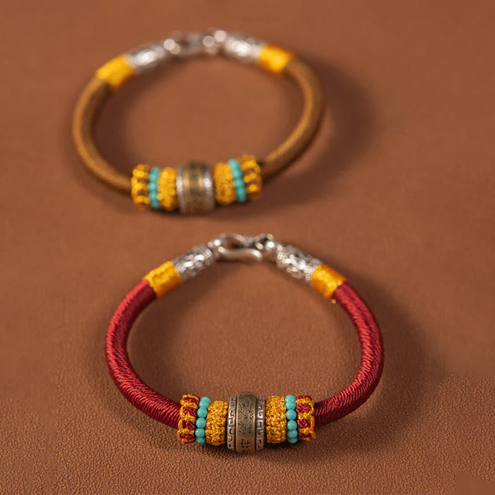Armband – Schutz & Glück Stärke mit Türkis und Gold Perlen elegant.