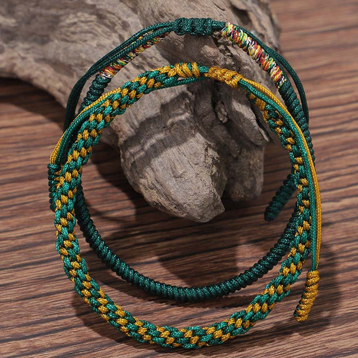 Armband Tibet Kupferperlen "Glück & Schutz"