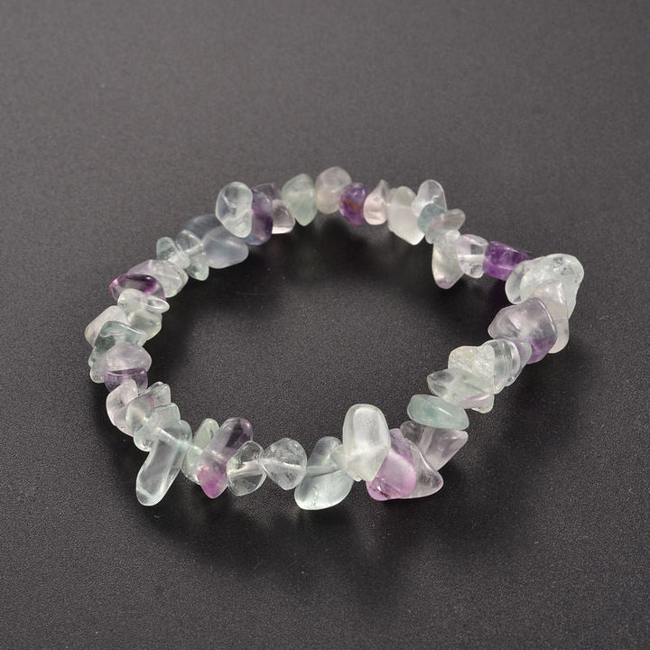 Armband Amethyst Kristall Heilung Energie elastisch Naturstein tragbar