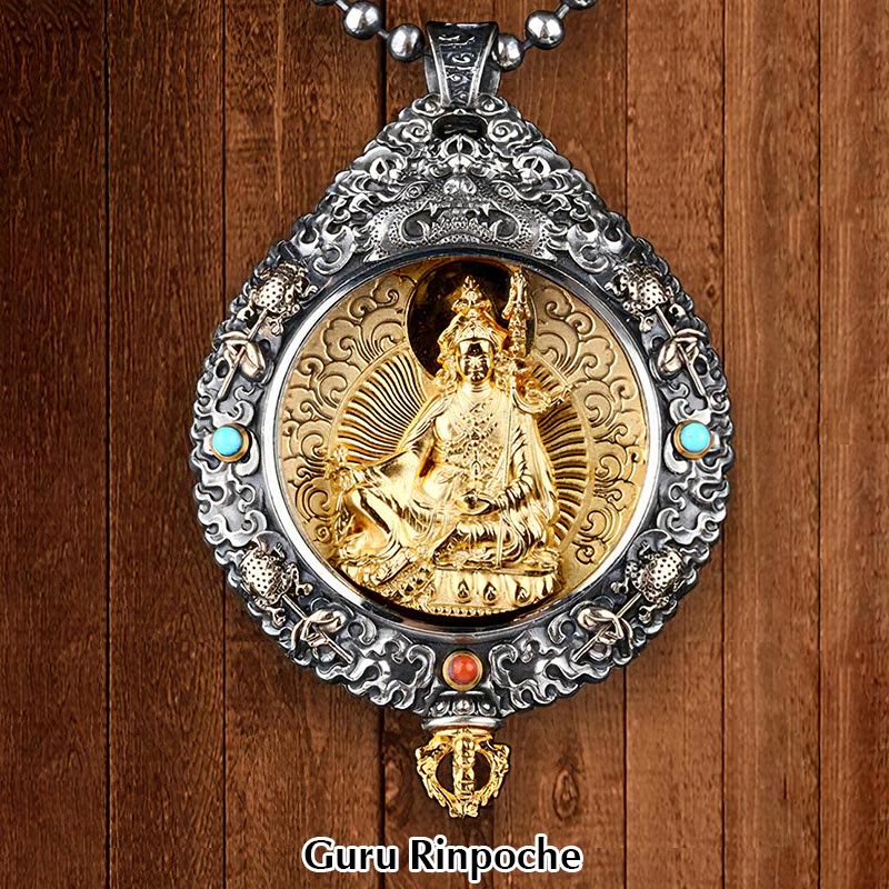 Anhänger Kette Tibetischer Jade Geburtsgott | Zen Spirit