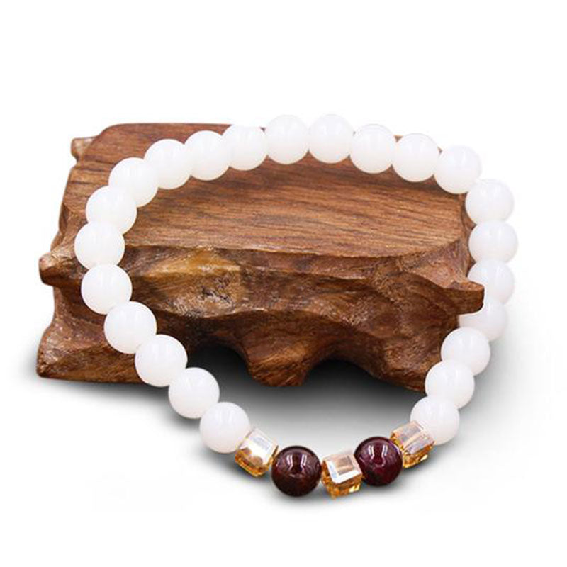 Armband Weiße Jade – Schutz