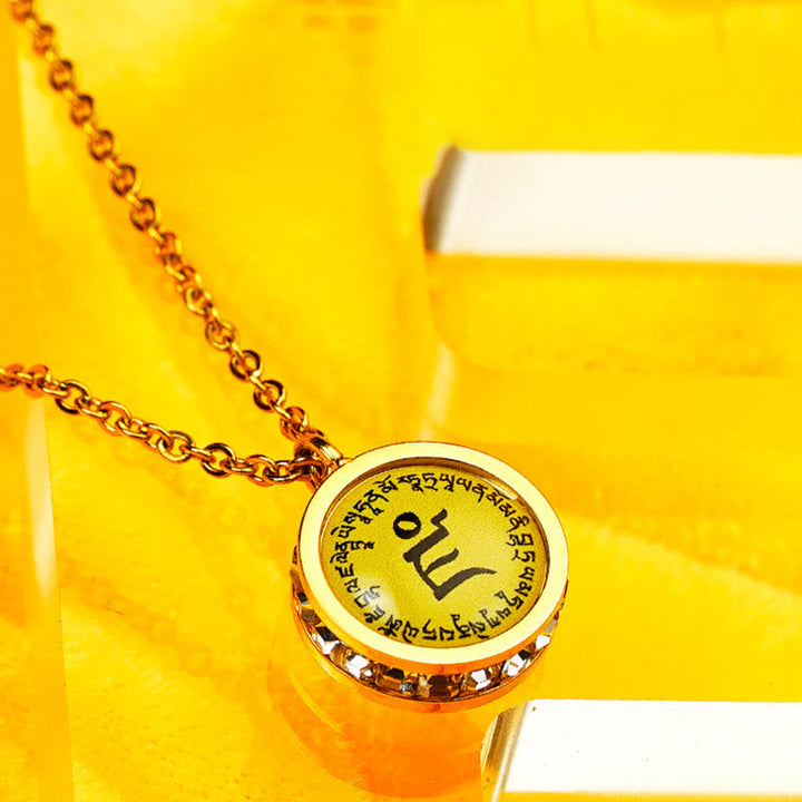 Kette Mantra Anhänger Tibet Schutz
